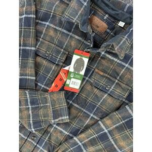 NWT Orvis Flannel Shirt Mens M Plaid Button Front Heavyweight Outdoor